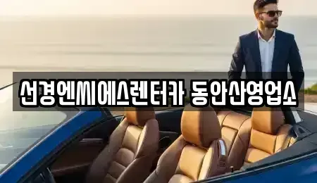 경기 안산시 상록구 팔곡이동 렌트카 전문 선경엔씨에스렌터카 동안산영업소