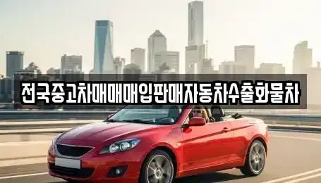 경기 양주시 남면 중고차 전문 전국중고차매매매입판매자동차수출화물차