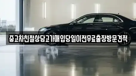 경기 양주시 남면 중고차매입 전문 중고차친절상담고가매입당일이전무료출장방문견적