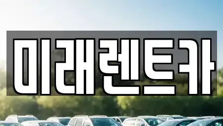 경기 오산시 두곡동 렌트카 전문 미래렌트카