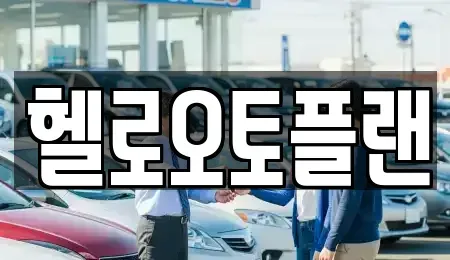 경기 오산시 세교동 장기렌트카 전문 헬로오토플랜