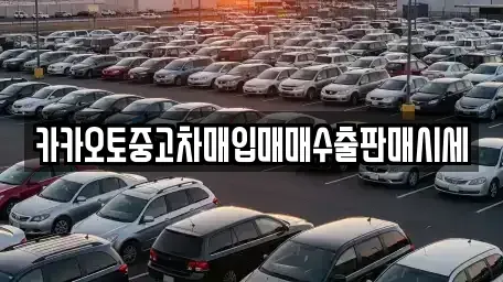 경기 용인시 기흥구 지곡동 중고차매입 전문 카카오토중고차매입매매수출판매시세