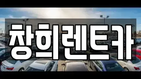 경기 용인시 수지구 성복동 렌트카 전문 창희렌트카