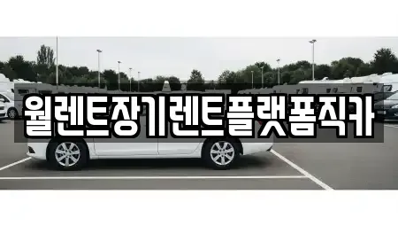경기 용인시 수지구 성복동 장기렌트카 전문 월렌트장기렌트플랫폼직카