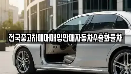 경기 용인시 수지구 성복동 중고차 전문 전국중고차매매매입판매자동차수출화물차