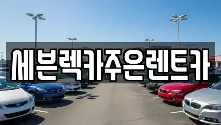 경기 용인시 처인구 양지면 렌트카 전문 세븐렉카주은렌트카
