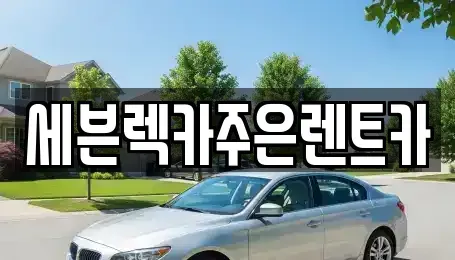 경기 용인시 처인구 포곡읍 렌트카 전문 세븐렉카주은렌트카