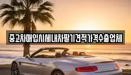 경기 의정부시 민락동 중고차매입 전문 중고차매입시세내차팔기견적가격수출업체