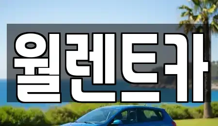 경기 이천시 대월면 렌트카 전문 월렌트카