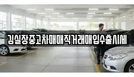 경기 파주시 진동면 중고차 전문 김실장중고차매매직거래매입수출시세