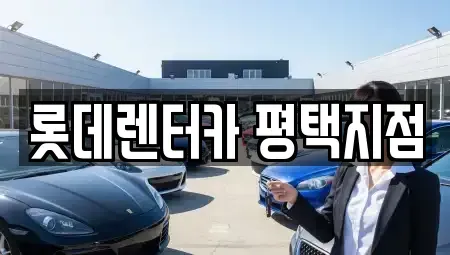 경기 평택시 고덕면 장기렌트카 전문 롯데렌터카 평택지점