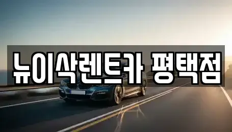 경기 평택시 군문동 렌트카 전문 뉴이삭렌트카 평택점
