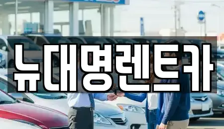 경기 평택시 세교동 렌트카 전문 뉴대명렌트카