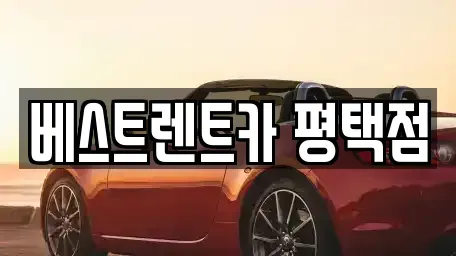 경기 평택시 세교동 장기렌트카 전문 베스트렌트카 평택점