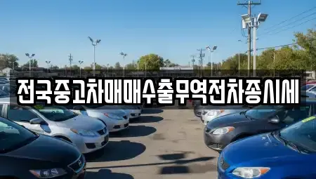 경기 평택시 지산동 중고차 전문 전국중고차매매수출무역전차종시세