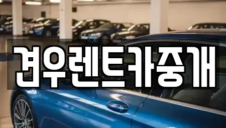 경기 하남시 선동 장기렌트카 전문 견우렌트카중개