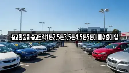 경기 하남시 선동 중고차매입 전문 중고화물차중고트럭1톤2.5톤3.5톤4.5톤5톤매매수출매입