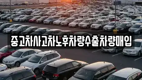 경기 화성시 기안동 중고차매매 전문 중고차사고차노후차량수출차량매입