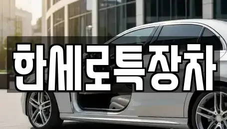 경기 화성시 팔탄면 중고차 전문 한세로특장차