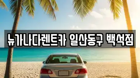 경기도 고양시 일산동구 산황동 렌트카 전문 뉴가나다렌트카 일산동구 백석점