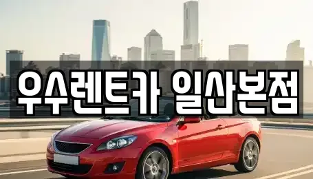 경기도 고양시 일산서구 대화동 렌트카 전문 우수렌트카 일산본점