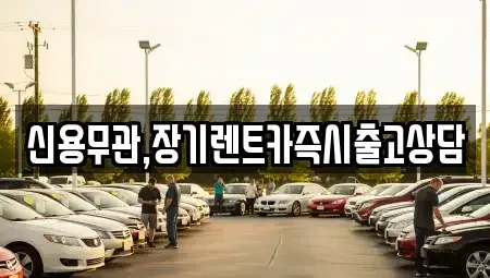 경기도 고양시 일산서구 대화동 장기렌트카 전문 신용무관,장기렌트카즉시출고상담