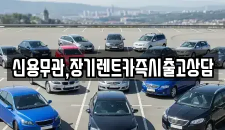 경기도 고양시 일산서구 일산동 장기렌트카 전문 신용무관,장기렌트카즉시출고상담