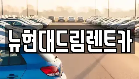 경기도 과천시 과천동 렌트카 전문 뉴현대드림렌트카