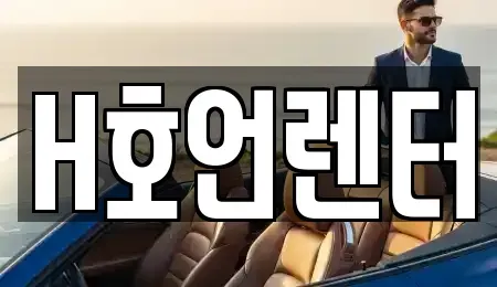 경기도 김포시 단기렌트카 전문 H호언렌터