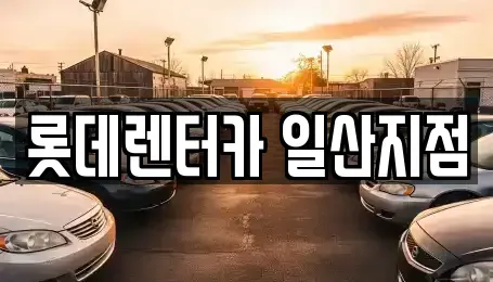 경기도 김포시 단기렌트카 전문 롯데렌터카 일산지점
