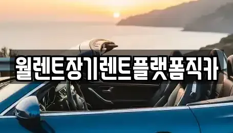경기도 부천시 소사구 송내동 장기렌트카 전문 월렌트장기렌트플랫폼직카