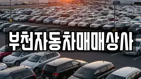경기도 부천시 원미구 심곡동 중고차매매 전문 부천자동차매매상사