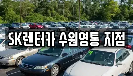 경기도 수원시 영통구 영통동 렌트카 전문 SK렌터카 수원영통 지점