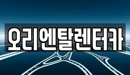 경기도 수원시 영통구 영통동 장기렌트카 전문 오리엔탈렌터카