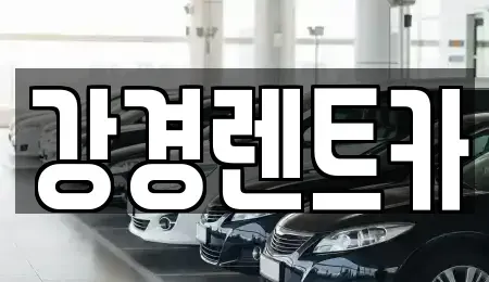 경기도 안산시 단원구 성곡동 렌트카 전문 강경렌트카