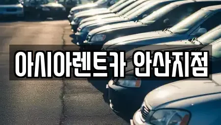 경기도 안산시 단원구 성곡동 렌트카 전문 아시아렌트카 안산지점