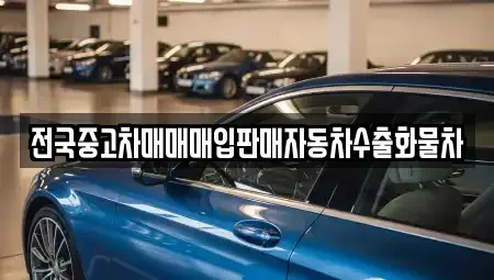 경기도 안산시 단원구 신길동 중고차매입 전문 전국중고차매매매입판매자동차수출화물차