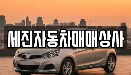 경기도 양주시 덕계동 중고차매매 전문 세진자동차매매상사