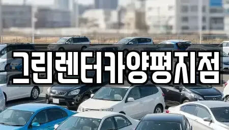 경기도 양평군 옥천면 렌트카 전문 그린렌터카양평지점