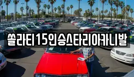 경기도 양평군 청운면 렌트카 전문 쏠라티15인승스타리아카니발