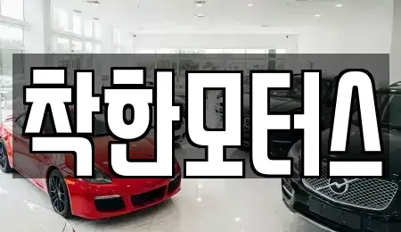 경기도 오산시 금암동 중고차 전문 착한모터스