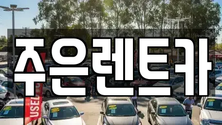 경기도 오산시 지곶동 렌트카 전문 주은렌트카