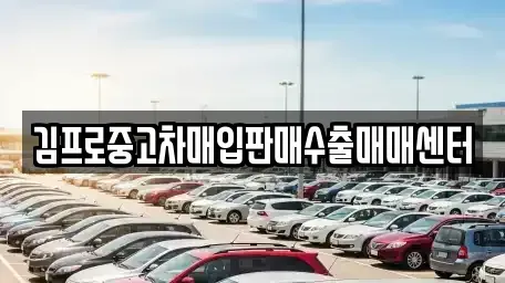 경기도 오산시 지곶동 중고차매입 전문 김프로중고차매입판매수출매매센터