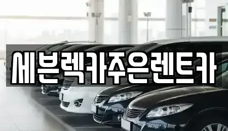 경기도 용인시 기흥구 고매동 렌트카 전문 세븐렉카주은렌트카