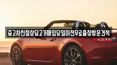 경기도 용인시 처인구 모현읍 중고차매입 전문 중고차친절상담고가매입당일이전무료출장방문견적