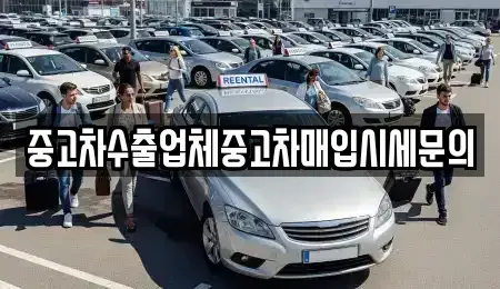 경기도 의왕시 고천동 중고차매매 전문 중고차수출업체중고차매입시세문의