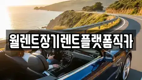 경기도 의정부시 장기렌트카 전문 월렌트장기렌트플랫폼직카
