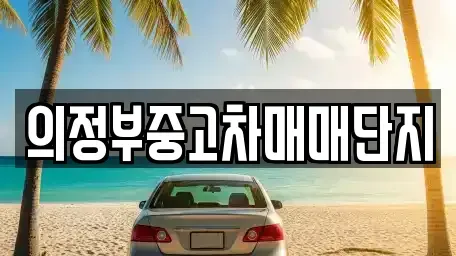 경기도 의정부시 중고차매매 전문 의정부중고차매매단지