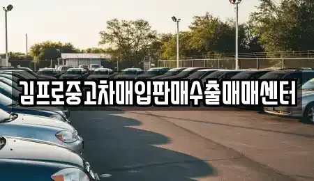 경기도 의정부시 중고차매입 전문 김프로중고차매입판매수출매매센터