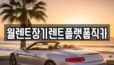 경기도 이천시 진리동 장기렌트카 전문 월렌트장기렌트플랫폼직카